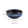 Venta Caliente Comercial Tazón Pequeño Estilo Japonés Tazón de Arroz Tazón de Comida para una Persona Juego de Tazones de Mesa Poco Profundos Tazón Tazón Tazón para Pasteles de Arroz Hogar Cerámica Tazón para Sopa de Arroz