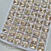 K9 Ninho de Pássaro Radiante Cubos de Açúcar Diamantes Coloridos Piscantes Fundo Pontiagudo Diamantes Acessórios para Nail Art Acessórios de Maquiagem para Shows