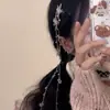 Pinza para el Cabello de Estrella de Mar Dopamina Y2K Dulce y Genial para Mujer, Pinza Lateral para Flequillo, Accesorio Metálico para el Cabello