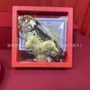2026 Año del Caballo Oro 999 Llavero Colgante para Bolso Amuleto de la Suerte para el Año del Caballo Regalo Publicitario Tendencia