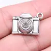 20x16mm 2.6g Plata Antigua Retro Aleación DIY Accesorios Artículos de Uso Diario Colgante para Cámara