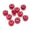 Contas Soltas de Cristal Facetado 14mm Contas Planas 6mm Contas Roda com Furo Grande Vidro Acessórios para Pulseira com Furo Grande DIY