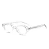 Versão Coreana Óculos de Grau Gm Retro Olho de Gato Anti-Luz Azul para Homens e Mulheres 8665 Armação Pequena Oval Estilo Nerd Óculos Lisos