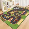 Alfombra de Piso para Juego Infantil Estacionamiento Alfombra Educativa Alfombra de Juego de Aprendizaje para Educación Temprana Alfombra Refrescante para Habitación de Cabecera
