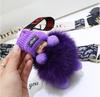 Bola de Pelo de Zorro Bebé Durmiendo Colgante Lindo Accesorio para Bolso Llavero Lindo y de Moda Venta Caliente Transfronteriza