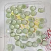 Peças de Rosto de Anel de Vidro para Atacado, Materiais para Inlay de Grampos de Cabelo e Enfeites de Cabelo Feitos à Mão DIY, Componentes para Fazer Acessórios Estilo Antigo Hanfu