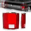 Par de luces traseras con bisel cromado para Chevy C10 K20 Gmc Sierra 1973 - 91