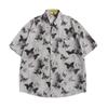 Marca de Moda Jiayiku Estilo Verano 2026 Vintage Mariposa Estampado Integral Camisa de Manga Corta Unisex