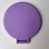 Espejo de Plástico, Espejo Publicitario Plegable con Tapa abatible, Espejo de Maquillaje Redondo Pequeño Portátil de Bolsillo, Espejo Mini, Exclusivamente para Ventas Transfronterizas
