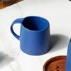 Caneca de Alto Valor Estilo Ins Azul Klein Xícara de Café Xiaohongshu Caneca de Cerâmica Cor Sólida Hotel Homestay