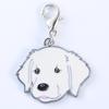Nueva placa de identificación de metal para perro con forma de oso, productos para mascotas, regalos creativos para el hogar, se puede grabar con láser, colgante de madera para perro.