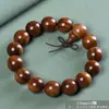 Pulseras de Madera Huanghuali al por Mayor, 108 Cuentas, Pulseras de Madera Unisex, Cuentas de Oración Budistas de Palo de Rosa, Venta Directa del Fabricante