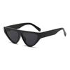 Gafas de Sol Triangulares Estilo Neymar Cat-Eye, Nuevas Gafas de Sol con Combinación de Colores Retro, Gafas de Sol Anti-UV para Hombre