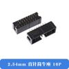 Soquete reto simples IDC3-6p8P10P12P20P40P50P da tomada JTAG do cabo do pino de Seat 2.54mm do chifre