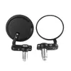 Accesorios de metal para motocicleta de alta calidad, manillar retro modificado no plegable, espejo retrovisor, espejo retrovisor