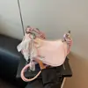 Bolsas de Nicho Transfronterizas para Mujer 2026 Nueva Moda de Principios de Otoño Bolso Cruzado de Cuadros Estilo Coreano Bolso de Hombro Único Bolso Dumpling para Debajo del Brazo
