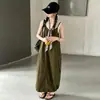 Conjunto de Falda con Tirantes de Verano para Niñas 2026 Nuevo Estilo Moda Ropa de Trabajo Falda Larga Chaleco Conjunto Casual de Dos Piezas