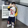 Ropa de Ultraman para Niños Conjunto de Otoño 2026 Fresco Guapo Niños Pequeños Sudadera de Otoño Ropa Deportiva Infantil Conjunto de Dos Piezas