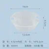 Contenedores de comida redondos desechables a prueba de fugas con tapas de cierre, aptos para llevar, de grado alimenticio y se pueden imprimir con diseños; también disponible como tazones redondos para hot pot y sopa de fideos