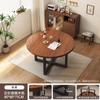 Mesa Redonda para el Hogar Mesa de Comedor Pequeña para Apartamento Combinación de Mesa y Sillas Mesa de Comedor Moderna Simple Hotel Mesa Redonda Grande para el Hogar Mesa y Sillas de Comedor para 10 Personas