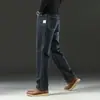 Moda Masculina Fengshe / Lançamento Primavera e Outono 2026 Novos Jeans Retos Vintage de Negócios para Homens, Calças Longas Largas Retro Soltas