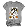Amazon eBay sitio independiente de moda y único para mujer camiseta de manga corta con cuello redondo de flor fantasma murciélago