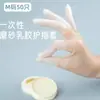 Protectores de Dedos de Látex Incisión Delgados Transparentes Escarchados Protectores de Dedos Desechables Libres de Polvo Antideslizantes Purificación Bajo Azufre Protectores de Dedos en Stock