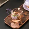 Copo de Feira Flor de Glicínia Coelho de Prata Fabricante Copo de Feira de Vidro de Alto Borossilicato Mar de Chá Elegante Divisor de Chá Conjunto de Chá Kung Fu de Alta Qualidade