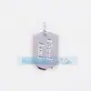M18 L26 K07 Accesorios para joyería DIY colgante de cobre puro colgante pequeño luna triángulo corazón de melocotón redondo marca