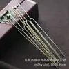 Accesorios DIY tocado accesorios para el cabello accesorios para el cabello pasador de pelo material al por mayor Palo de Dios pasador de oreja recta doble pasador de varilla palo A067