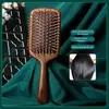 Pente de Sandália Personalizado Gravado com Almofada de Ar Dentes Densos Portátil Fofo Cabelo Alto Cabeça Top Meridianos Massagem Alisamento Cabelo Feminino Pente com Airbag