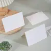 Tarjetas Plegables con Graffiti Dibujado a Mano, Sobres Gruesos, Papel Kraft, Tarjetas de Felicitación Plegables Blancas y Negras, Tarjetas de Palabras, Tarjetas de Año Nuevo 2026