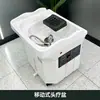 Cama de Terapia para Cabeça Circulação de Água Salão de Beleza Limpeza de Ouvido e Salão de Cabeleireiro Tanque de Água de 60 Litros Sem Conexão de Água Superior e Inferior Bacia Móvel para Lavar Cabelo