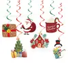 Decoração de Natal Pingente Espiral Arranjo de Feriado Fio Decorativo Suprimentos Decoração de Teto Suspensa Espiral Suspensa