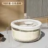 Caja de Almacenamiento de Granos, Contenedor de Arroz, Frasco Sellado de Grado Alimenticio para el Hogar, Contenedor de Arroz Transparente, Contenedor de Granos a Prueba de Insectos y Humedad, Caja de Arroz