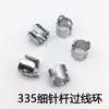 Máquina de Coser Jinlun 335 Estándar de Boca Grande y Pequeña de Cabeza Alta con Barras de Aguja Finas y Gruesas, Enhebrador y Bucle de Paloma