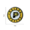 Parche de Tela Decorativo Bordado con Logo del Equipo Los Angeles Lakers para Ropa de Baloncesto NBA Personalizable Velcro Bordado