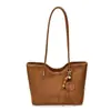 Bolsa Tote Elegante para Mulheres que se Deslocam 2026 Nova Bolsa Tote Simples para o Dia a Dia Grande Capacidade Bolsa de Ombro Tendência
