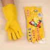 Luvas Espessas de Tendão de Boi para Lavar Louça Domésticas Látex Impermeáveis Borracha Cozinha Lavar Roupas Lavagem de Carro Luvas de Plástico