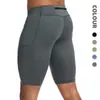 Pantalones Deportivos Ajustados Transfronterizos Europeos y Americanos para Hombre, Shorts de Yoga Transpirables de Secado Rápido de Verano, Shorts Deportivos para Entrenamiento que Inducen el Sudor