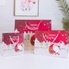 Spot Nova Sacola de Papel para Presente de Natal Véspera de Natal Presente Maçã Bolsa de Mão Doce Brinquedo Pequeno Saco de Embalagem Atacado