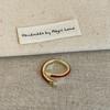 Nuevo Anillo Abierto de Cuerda Roja Estilo Chino Atmósfera de Año Nuevo Femenina Moda Elegante Anillo Versátil Anillo Anillo