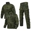 Traje de Treinamento Camuflado Tático para Exterior com Quatro Vias de Elasticidade, Resistente à Água, Modelo Novo L5.0, Traje de Sapo de Três Peças em Nylon