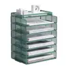 Organizador de Archivos de Escritorio Estante Portadocumentos Estante de Almacenamiento Portadocumentos por Niveles Caja para Archivos Estante de Archivos de Hierro para Oficina