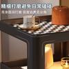Mesa de Noche Creativa Simple Moderna Nuevo Lujo Ligero Sentido de Alta Gama Hogar Recámara Pequeña Gabinete de Almacenamiento de Noche