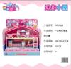 Conejo Rosa de una Palabra Herramientas Médicas para Niños Cocina Máquina Gashapon Serie Rompecabezas Mini Set Juguetes para Jugar en Casa Niñas