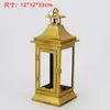 Suporte de Vela Retro Chinês Pátio Externo Lanterna de Vento de Chão Lâmpada a Óleo Arte em Ferro Vidro Lâmpada Portátil Decoração de Hotel