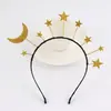 Nueva Diadema de Estrella con Brillo Accesorios para el Cabello de Moda Tocado de Metal Europeo y Americano Accesorios de Princesa de Amor Diadema Empolvada Venta al por Mayor