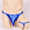 Ye Zimei cueca sexy AliExpress europeu e americano popular fio dental masculino sexy bronzing PU patente couro U convexo T calças