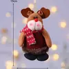 Diseño de Escena Navideña Muñeco de Anciano Decoración Muñeco de Reno Accesorio Árbol Suministros Festivos Accesorios Creativos Colgante Pequeño
